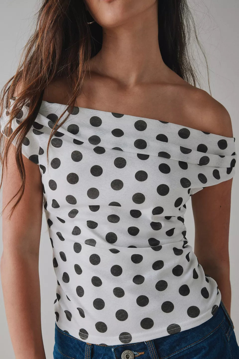 Women's Fia Off-The-Shoulder Crop Top