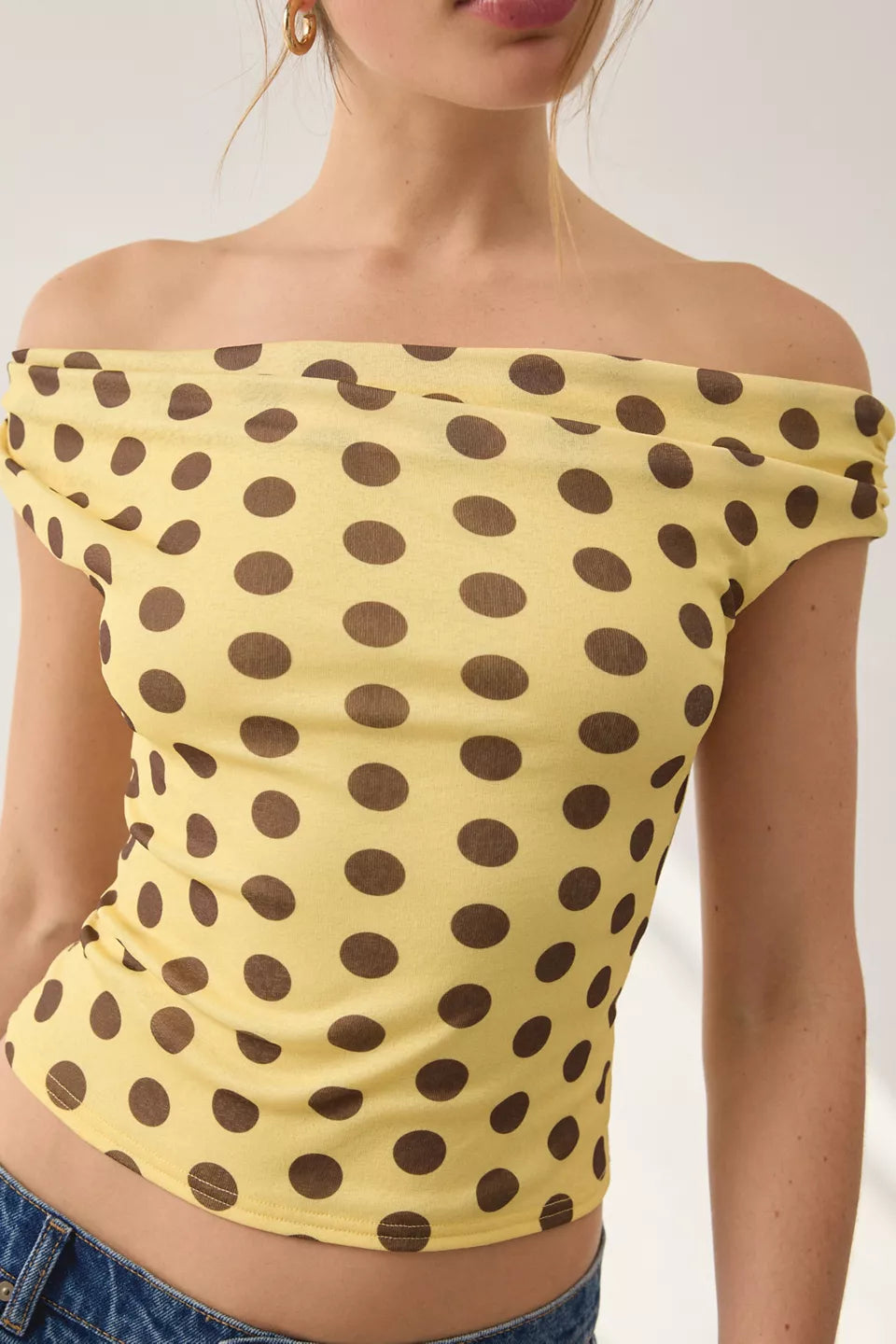 Women's Fia Off-The-Shoulder Crop Top