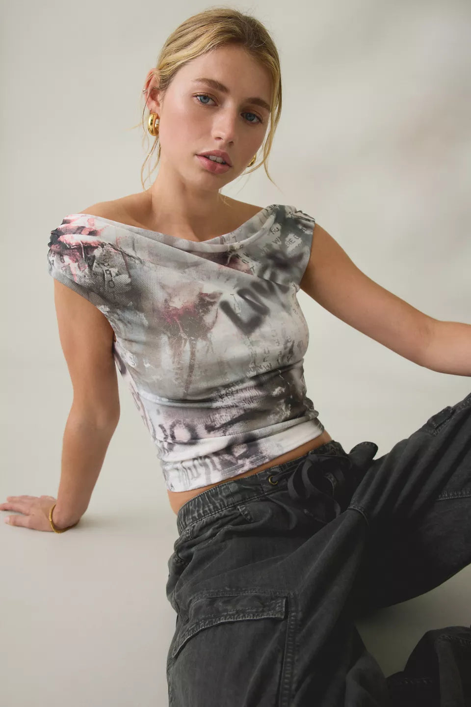 Women's Fia Off-The-Shoulder Crop Top