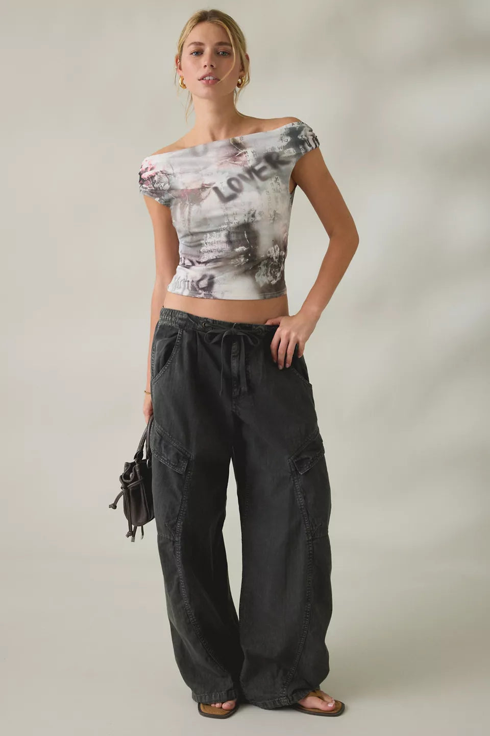 Women's Fia Off-The-Shoulder Crop Top