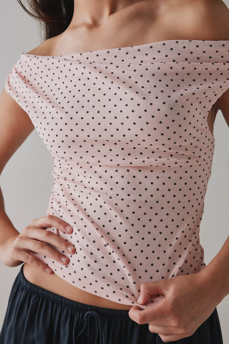 Women's Fia Off-The-Shoulder Crop Top