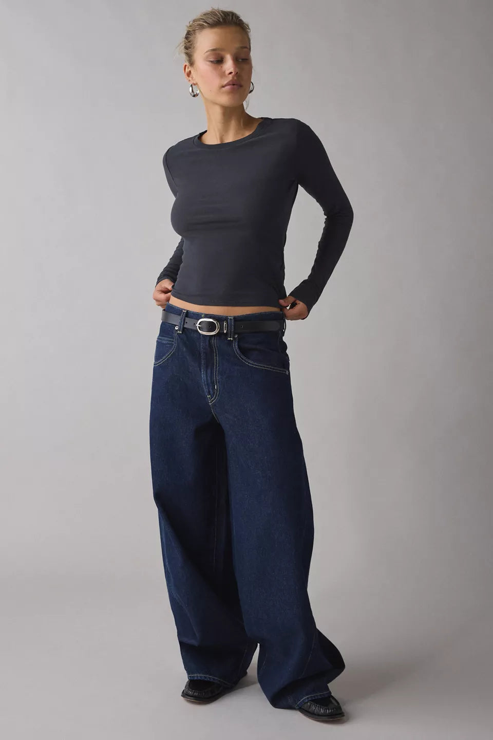 BDG Women's Long Sleeve Spill The Tee