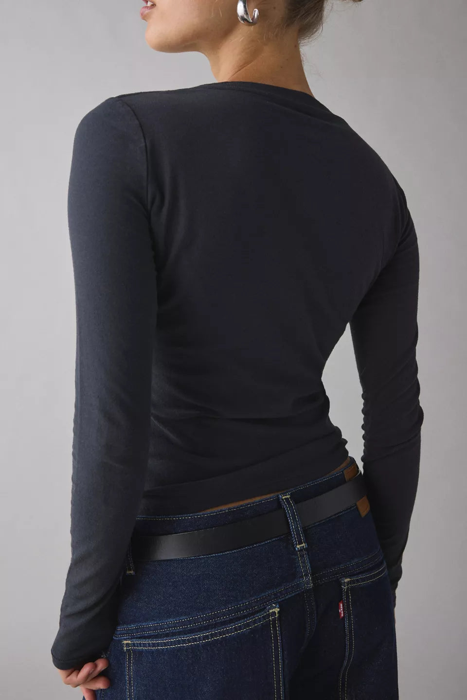 Women's Spill The Tee Long Sleeve Cotton T-Shirt