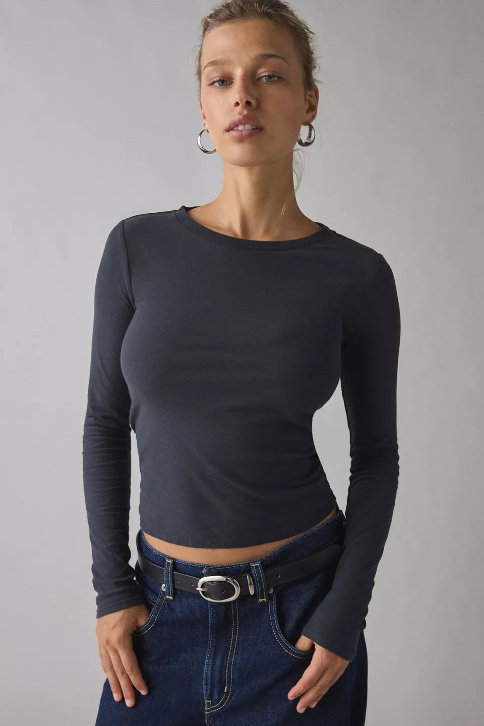 BDG Women's Long Sleeve Spill The Tee