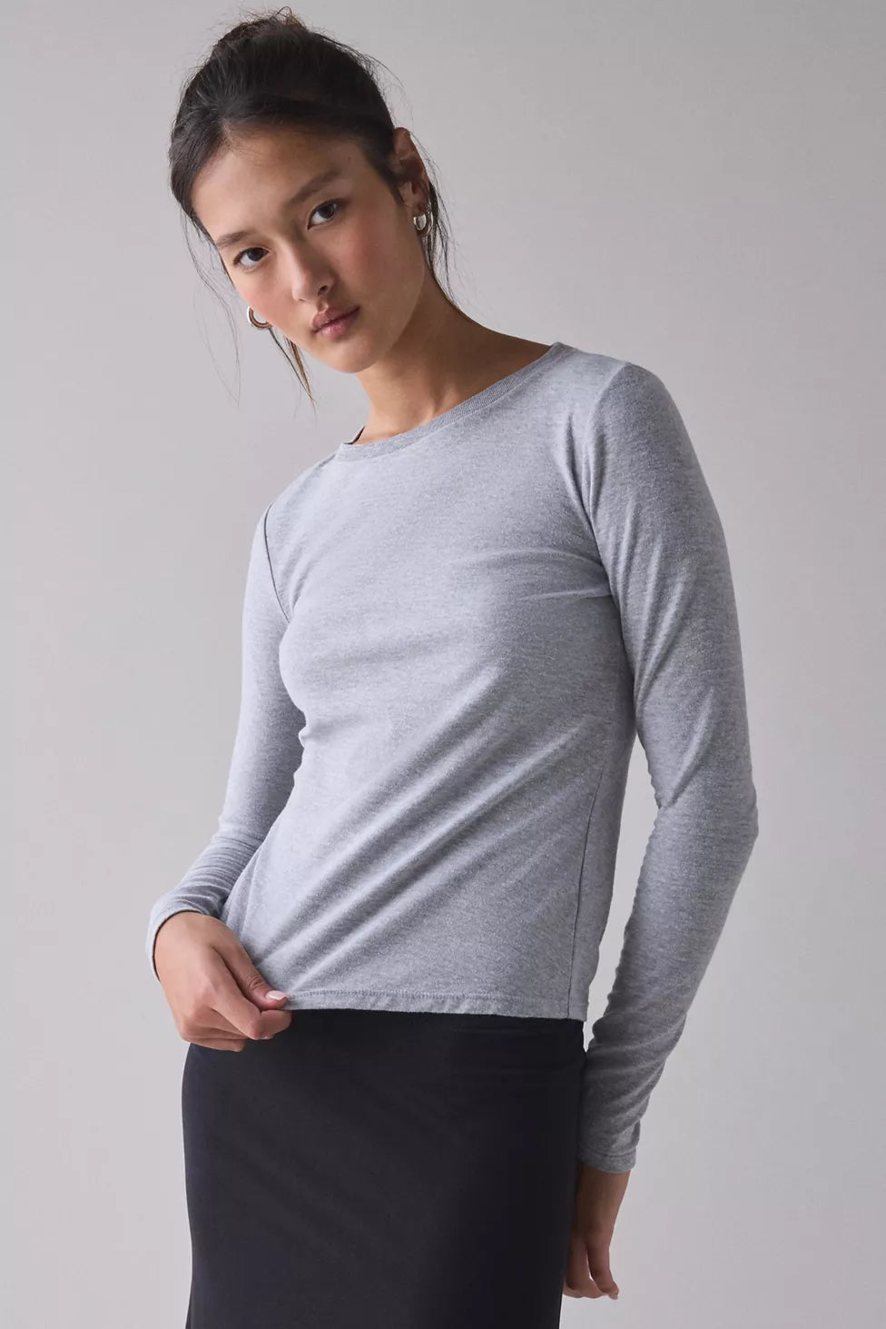 Women's Spill The Tee Long Sleeve Cotton T-Shirt