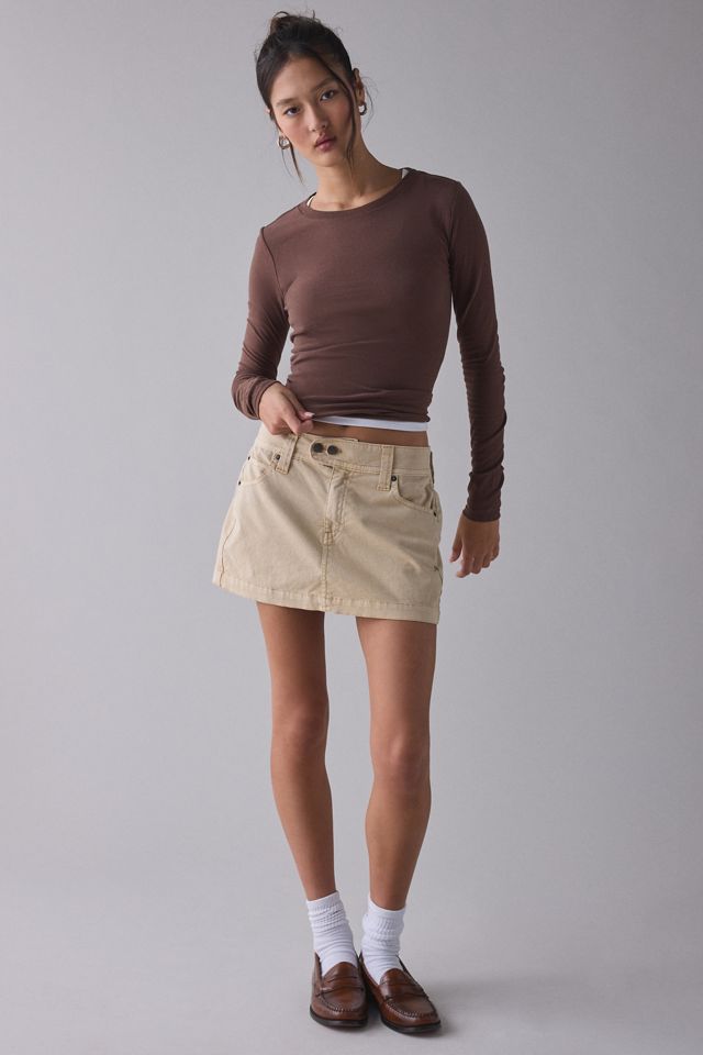 BDG Women's Long Sleeve Spill The Tee