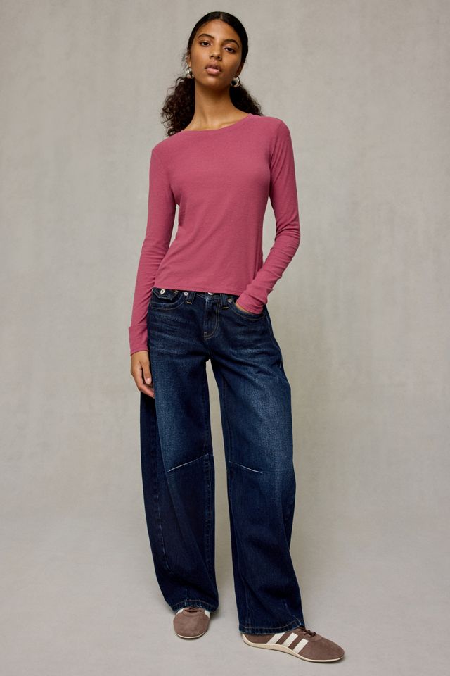 BDG Women's Long Sleeve Spill The Tee