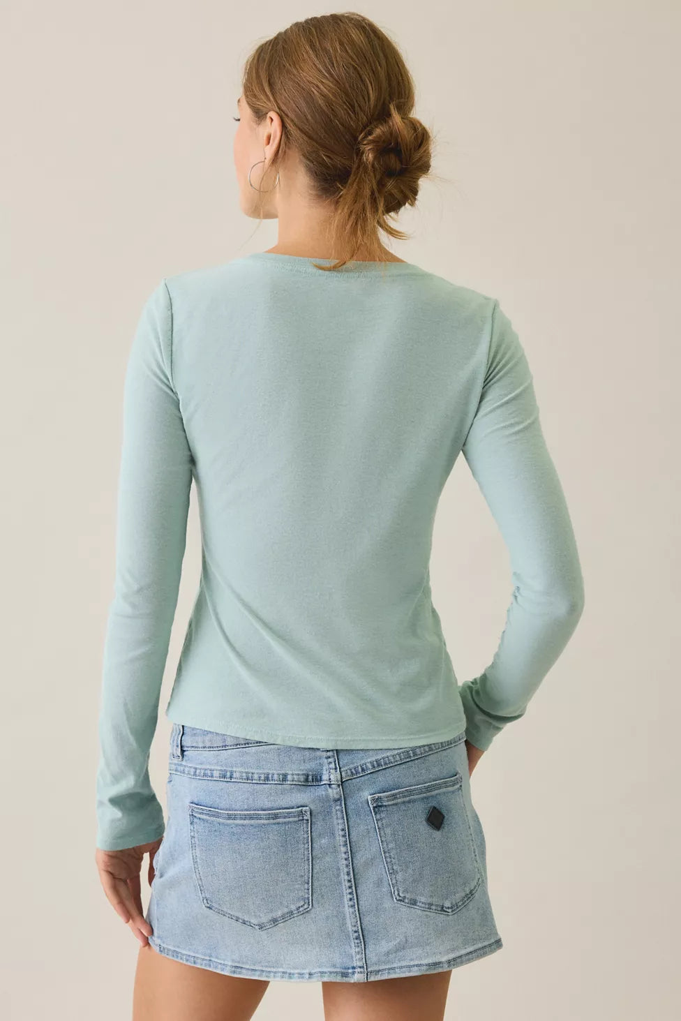 Women's Spill The Tee Long Sleeve Cotton T-Shirt
