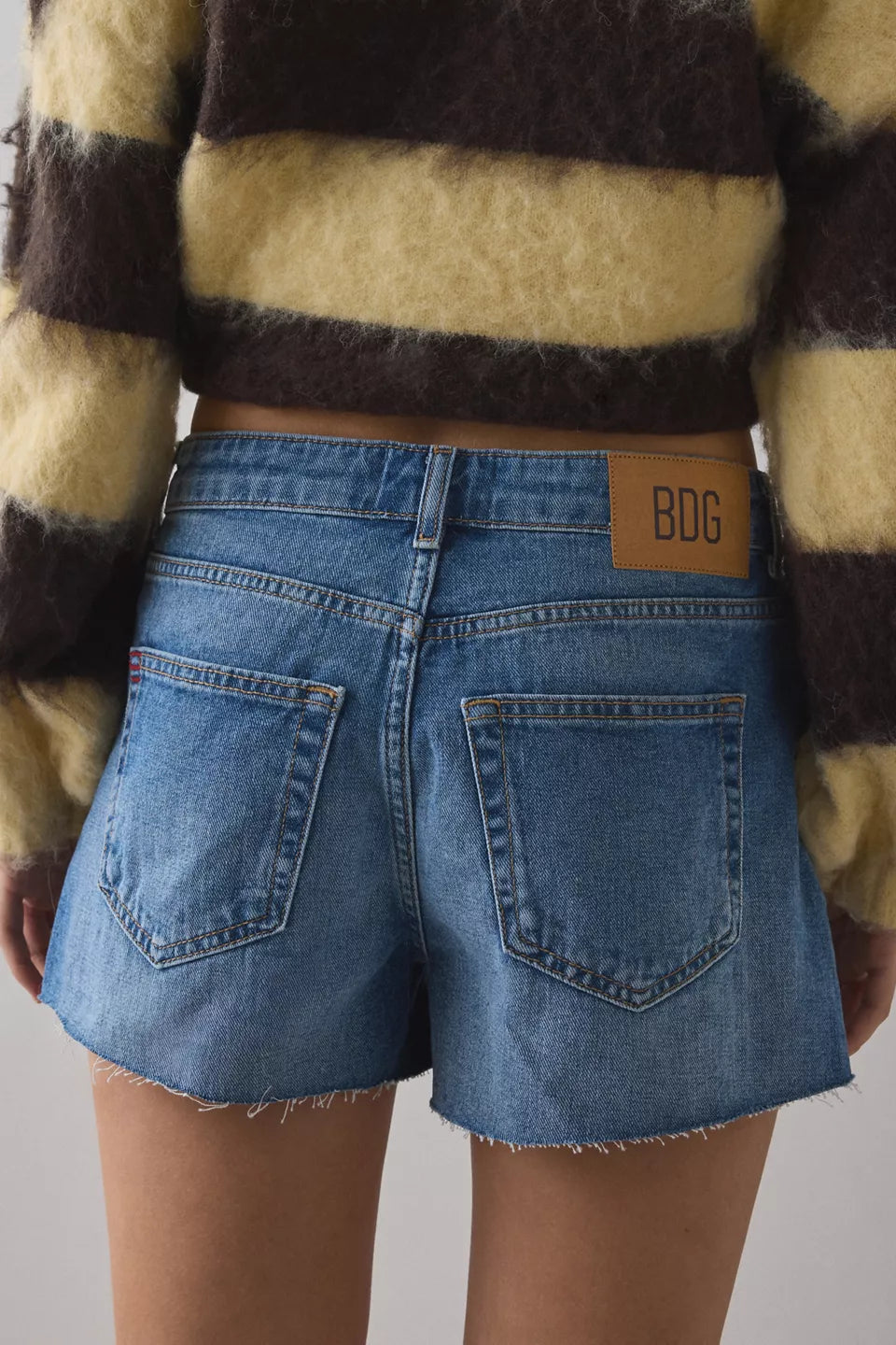 Women's Oscar Relaxed Cutoff Denim Mini Shorts