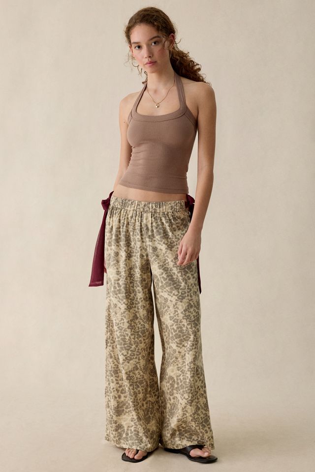 Out From Under Women's Eat Your Heart Out Side-Tie Bow PJ Pants