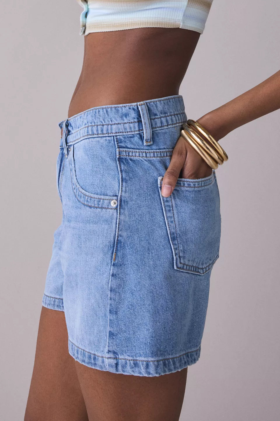 Women's Indie Mid-Rise Denim Shorts