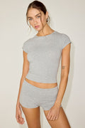 Out From Under Women's Bec Short Sleeve Baby Tee