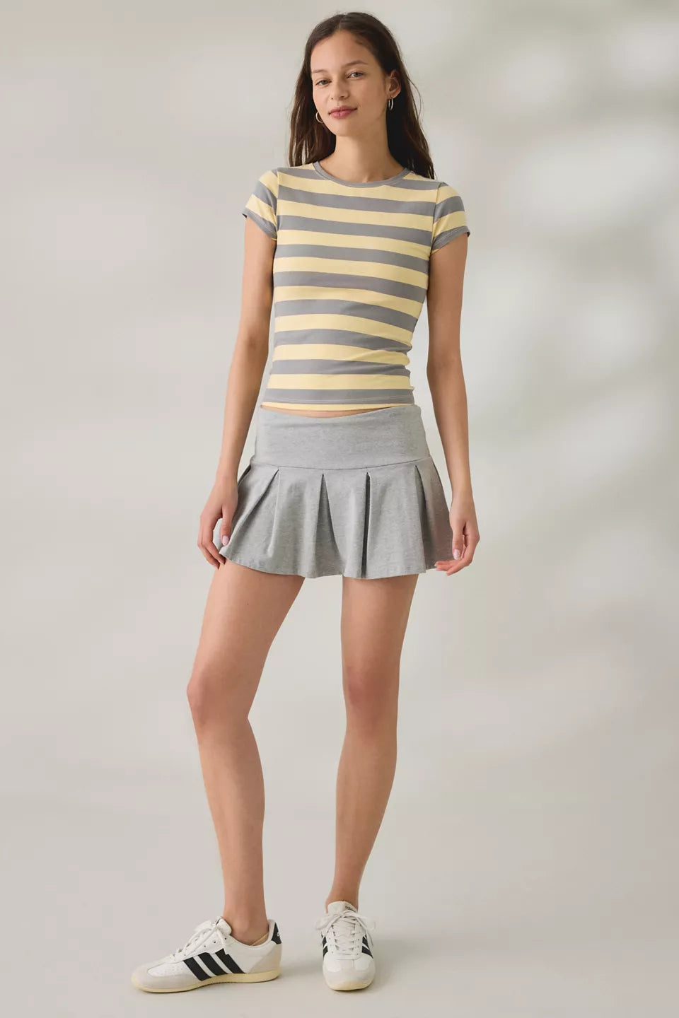 Out From Under Women's Bec Short Sleeve Cropped Baby Tee