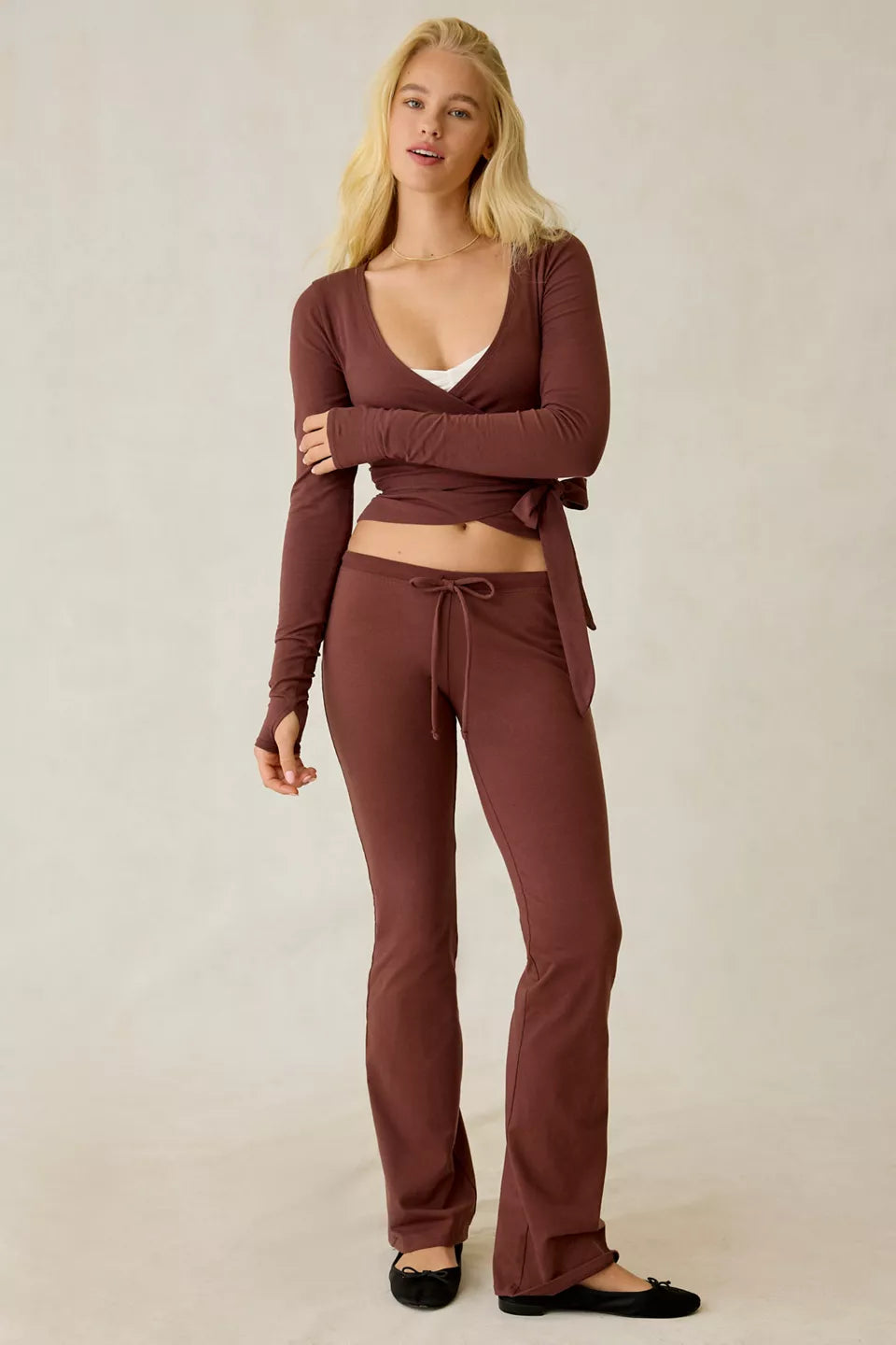 Out From Under Women's Bec Ballet Wrap Top