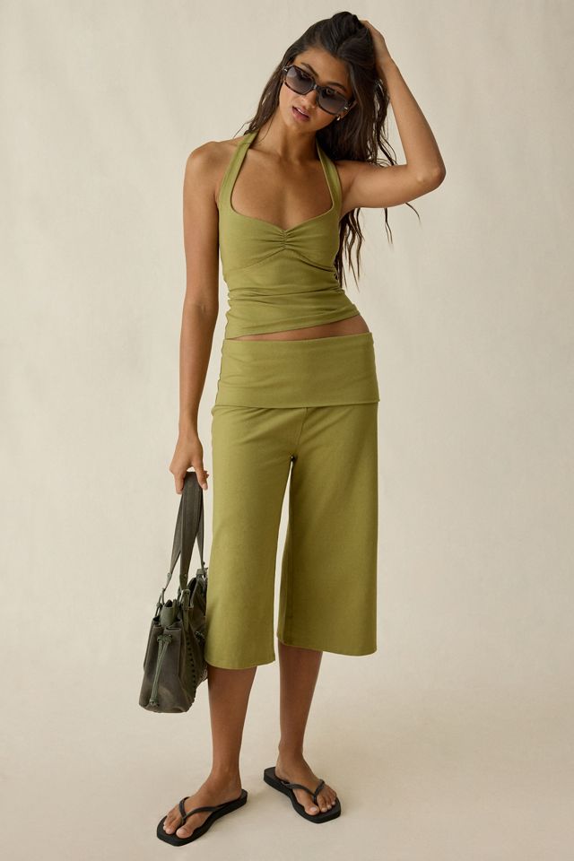 Out From Under Women's Bec Pinch-Front Halter Cami