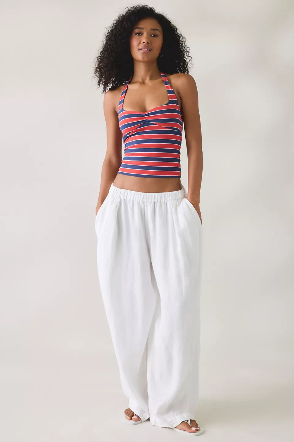 Out From Under Women's Bec Pinch-Front Halter Cami