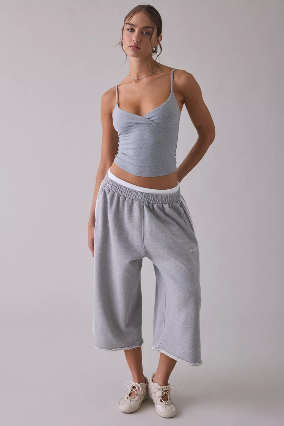 Out From Under Women's Bec Plunging Surplice Cropped Cami