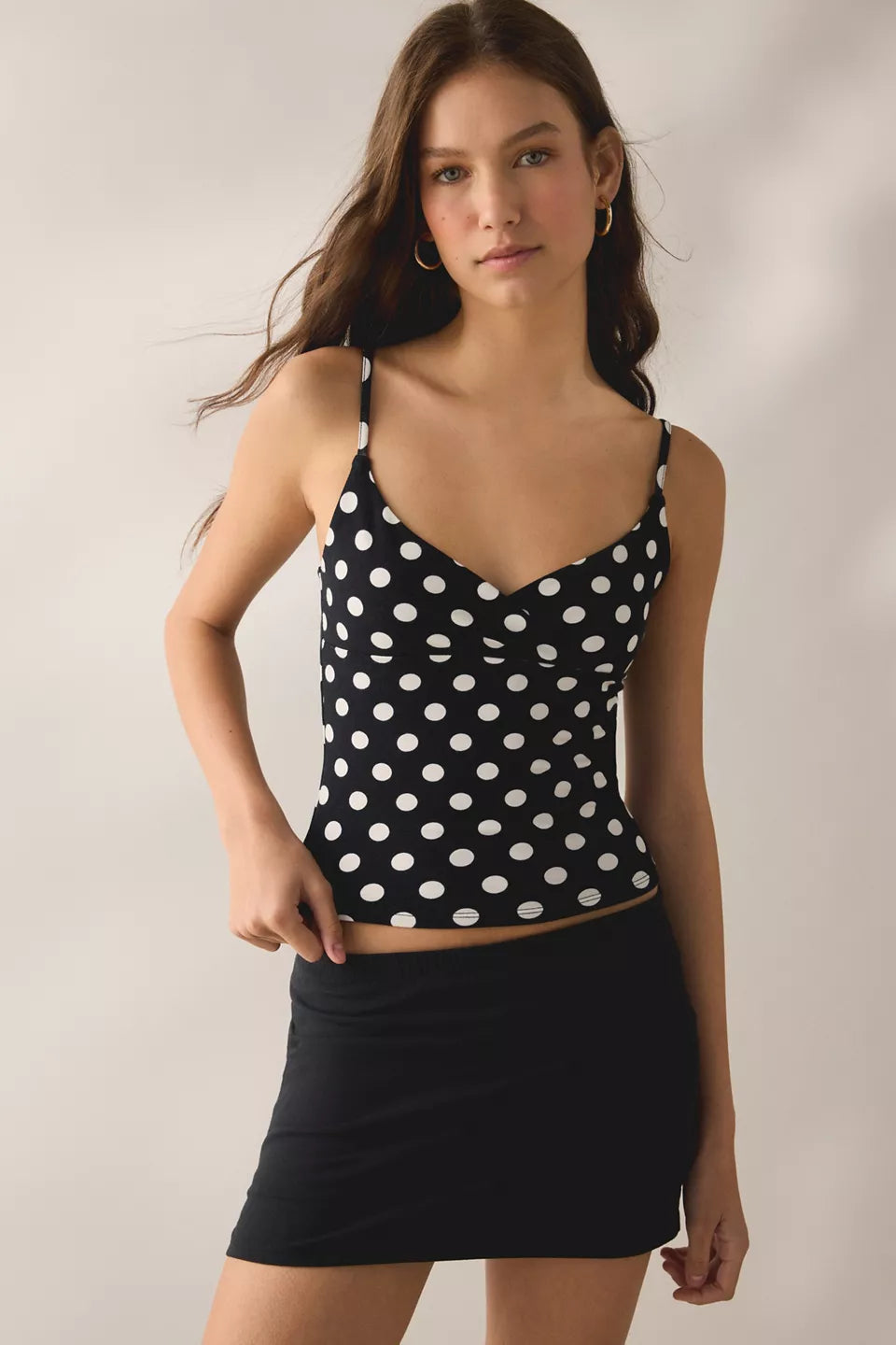 Women's Bec Plunging Surplice Cropped Cami