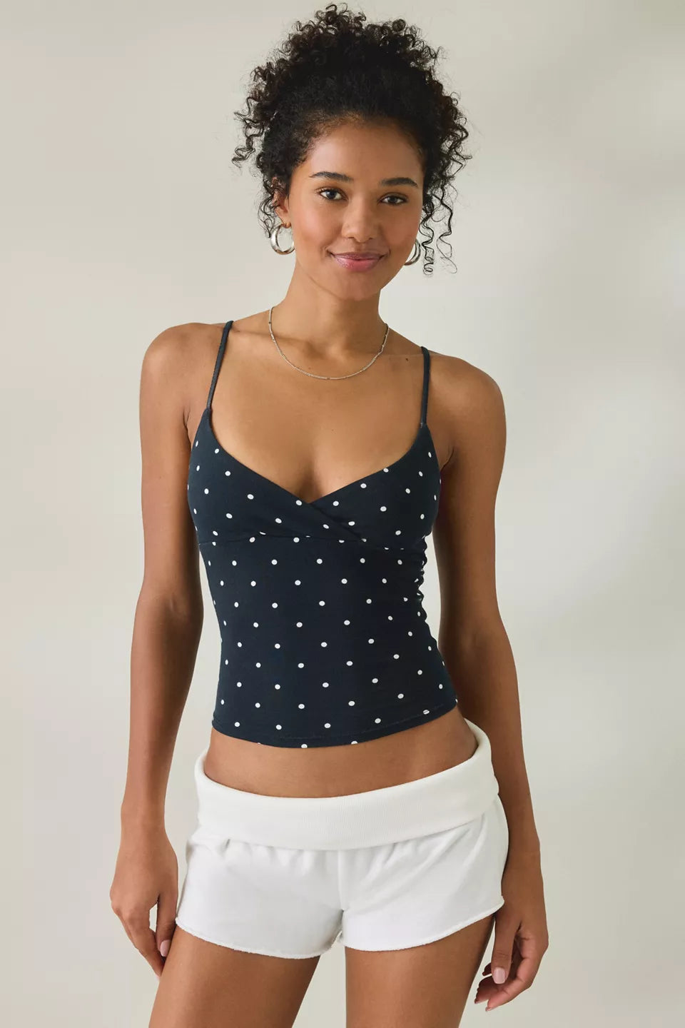 Women's Bec Plunging Surplice Cropped Cami