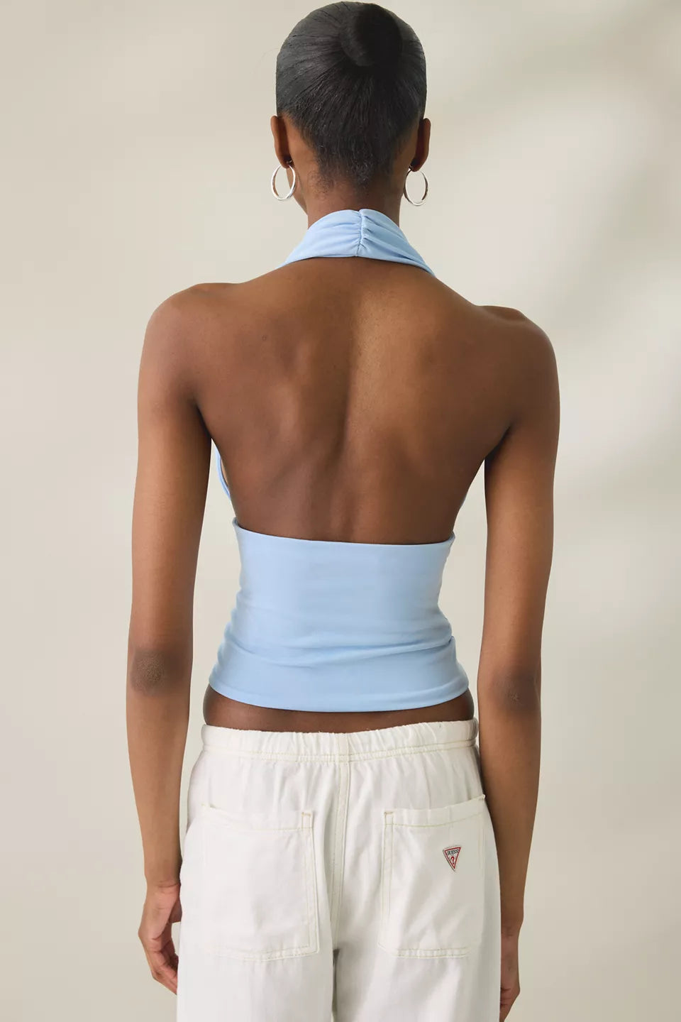 Women's Party For You Jersey Knit Plunging Halter Top