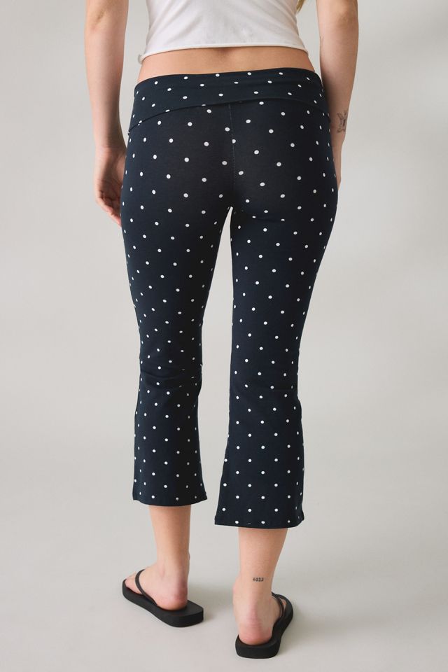 Out From Under Women's Bec Cropped Foldover Kick Flare Pants