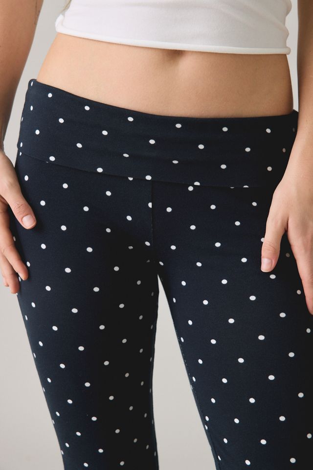 Out From Under Women's Bec Cropped Foldover Kick Flare Pants