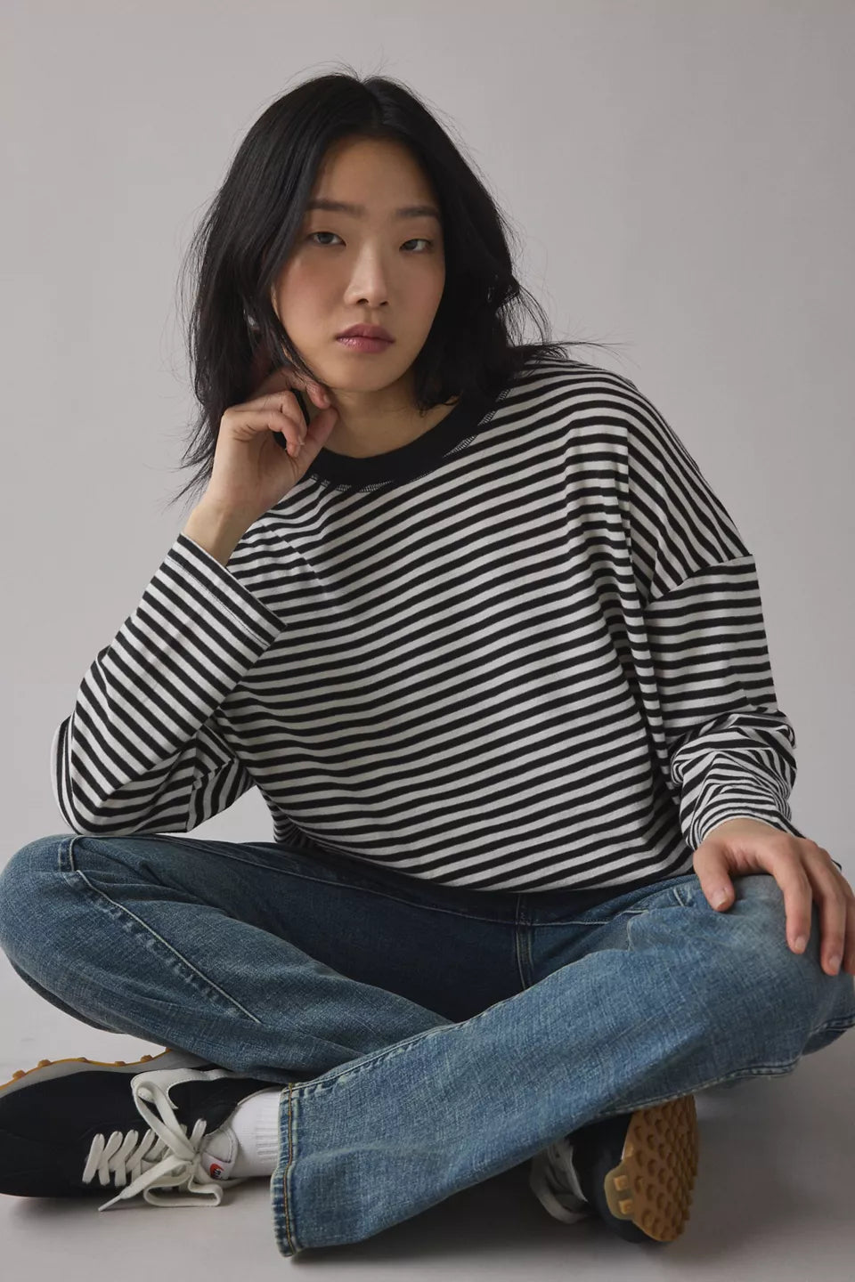 Women's Boxy Long Sleeve Spill The Tee