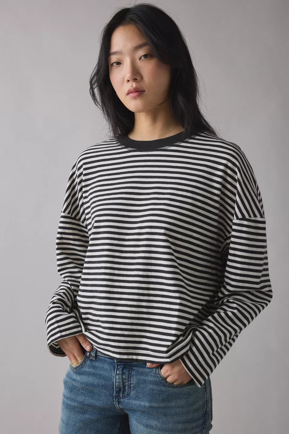 Women's Boxy Long Sleeve Spill The Tee