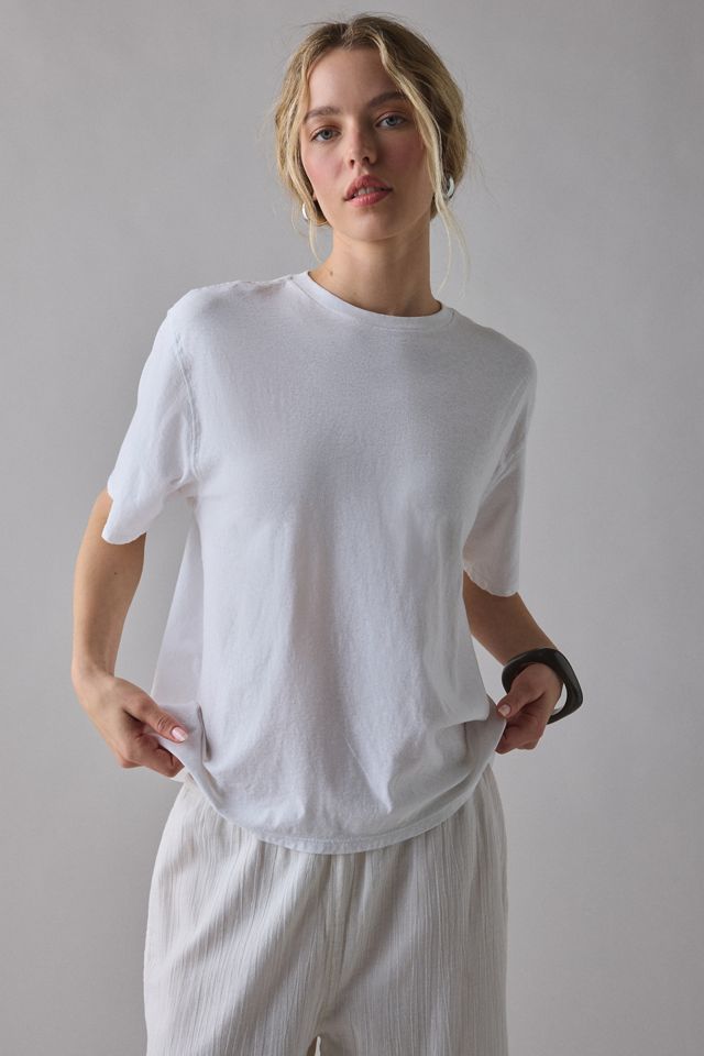 BDG Women's Boxy Short Sleeve Spill The Tee