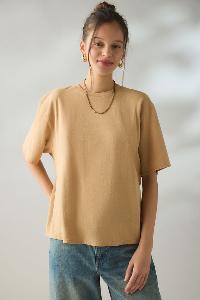 BDG Women's Spill The Boxy Short Sleeve Tee