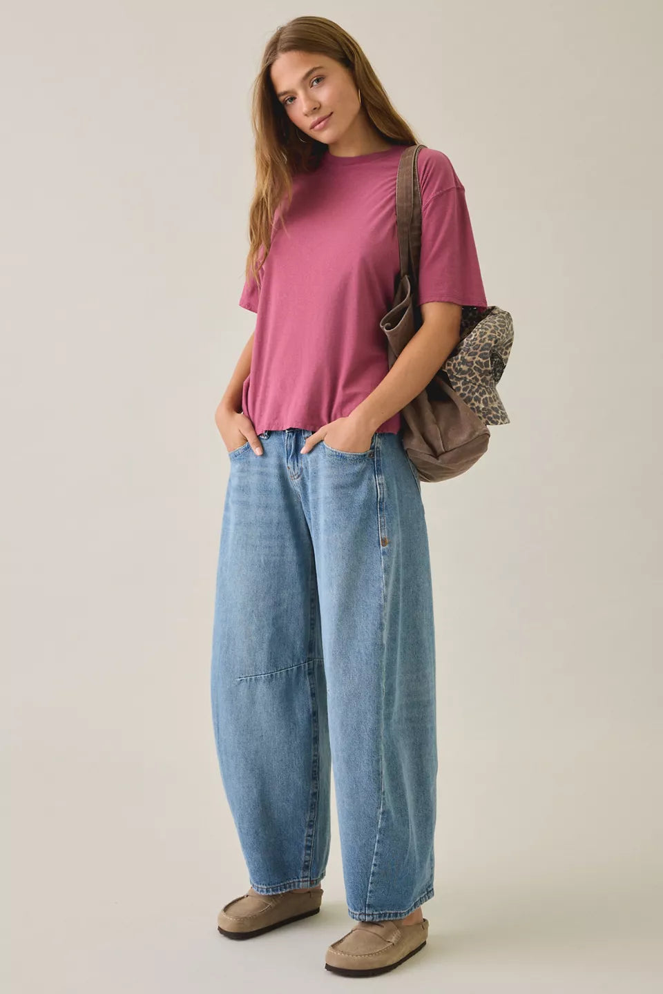 BDG Women's Boxy Short Sleeve Spill The Tee