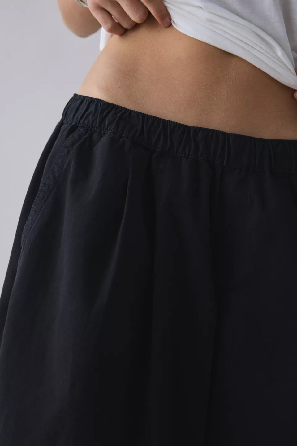 Women's Bobbi Cropped Baggy Pull-On Pants