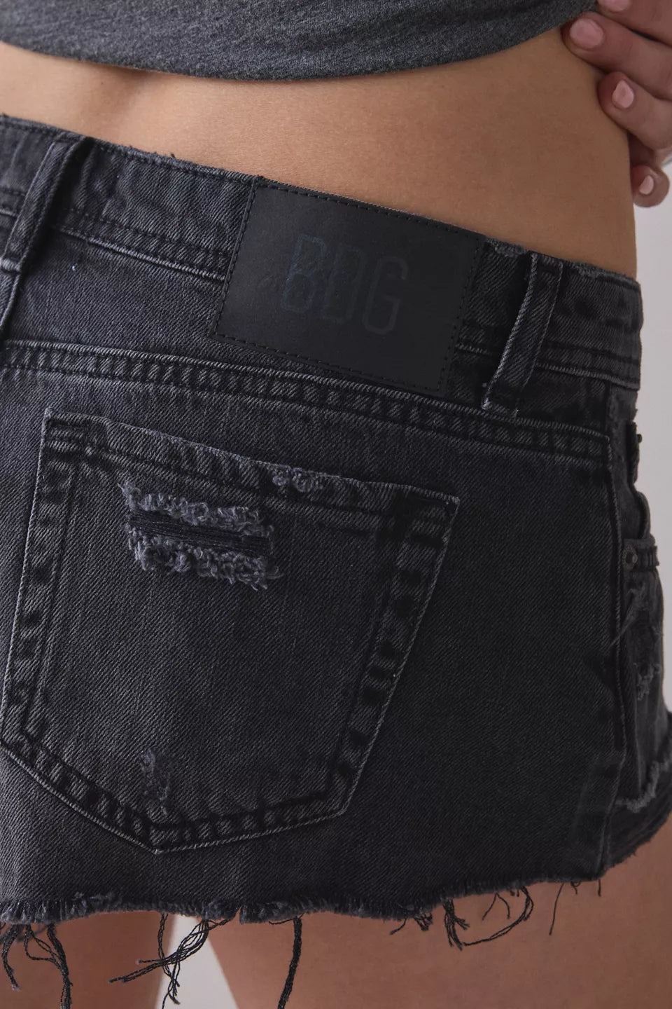 Women's Jenni Low-Rise Denim Micro Shorts