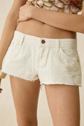BDG Women's Jenni Low-Rise Denim Micro Shorts
