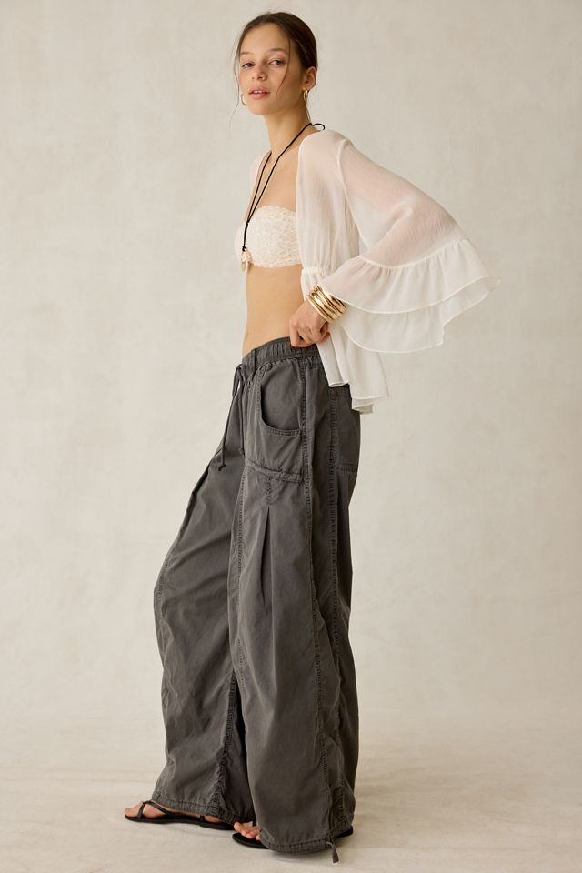 BDG Women's Sunridge Mid-Rise Cargo Balloon Pants