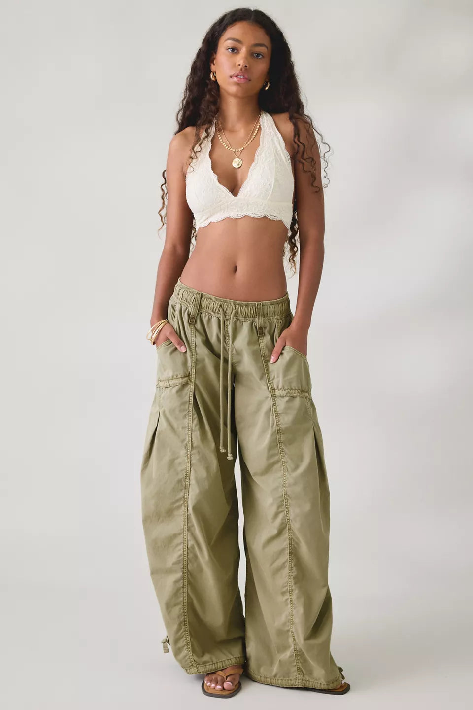 Women's Sunridge Mid-Rise Cargo Balloon Pants