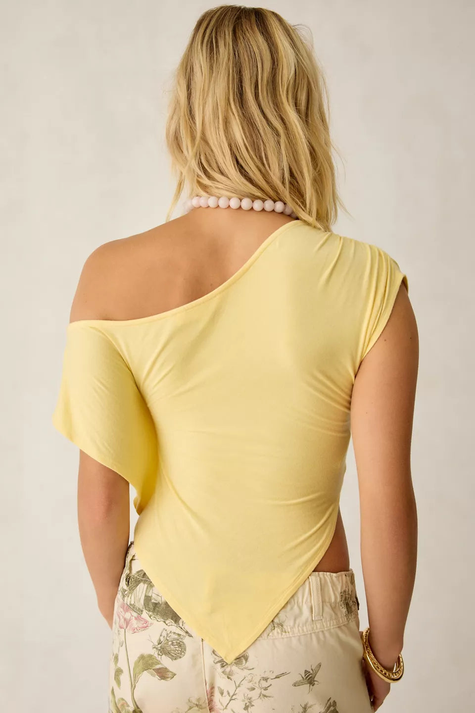 Women's Bia Jersey Knit Asymmetric Off-The-Shoulder Poncho