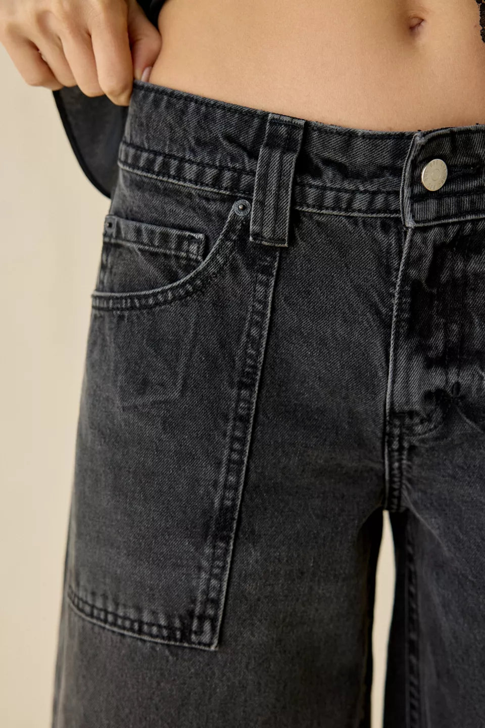 Women's Nomad Baggy Wide Leg Cropped Jeans