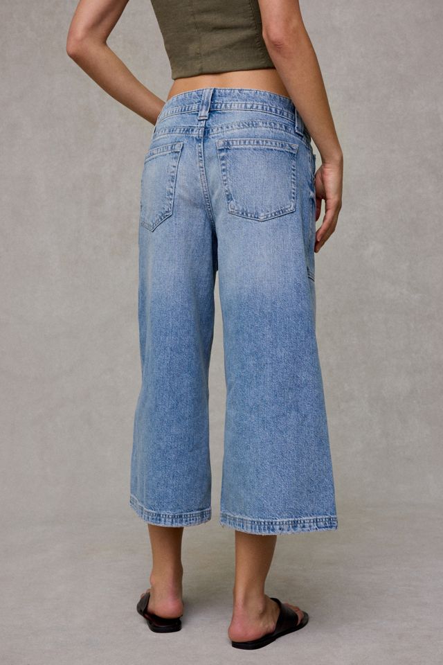 BDG Women's Nomad Baggy Wide Leg Cropped Jeans
