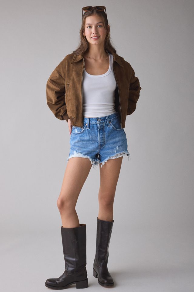 Levi's Women's 501 Original High-Rise Denim Shorts