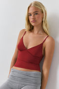 Out From Under Women's Je T'aime Mesh Cropped Cami