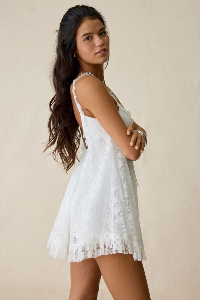Urban Outfitters Women's Primrose Lace Babydoll Romper