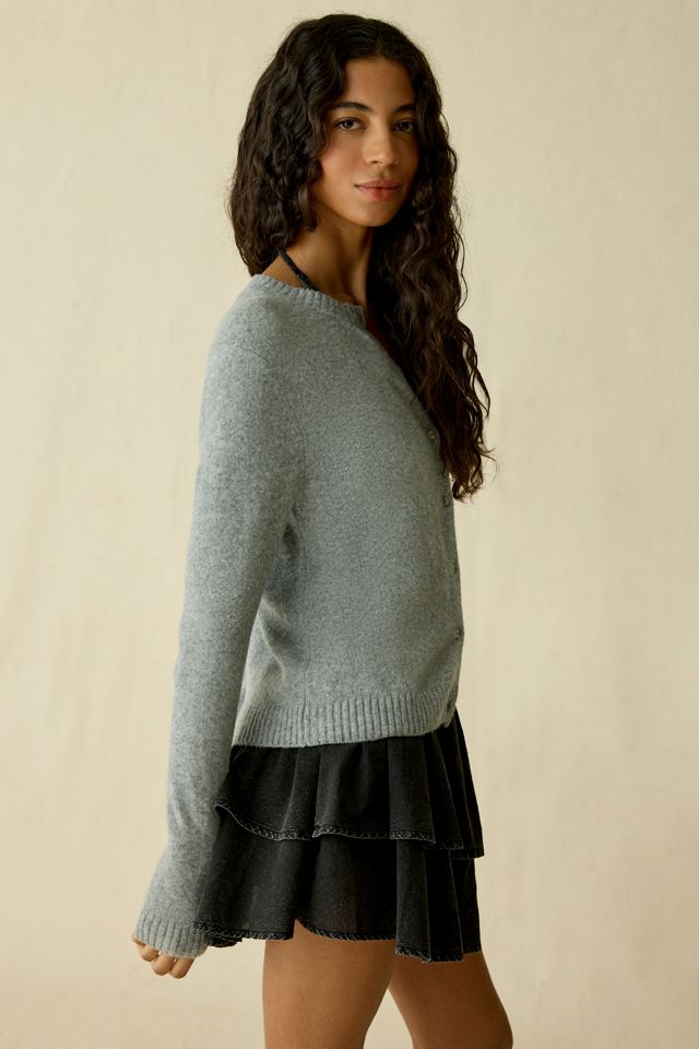 Kimchi Blue Women's Rachel Cropped Button-Up Cardigan