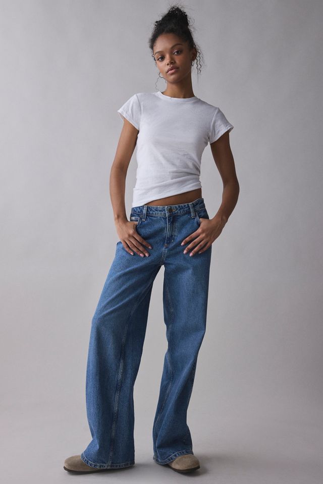 BDG Women's Short Sleeve Solid Spill The Tee