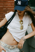 BDG Women's Short Sleeve Solid Spill The Tee