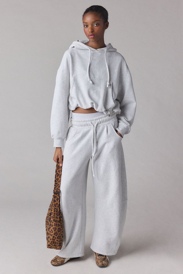 Out From Under Women's Essential Barrel Leg Full Length Sweatpants