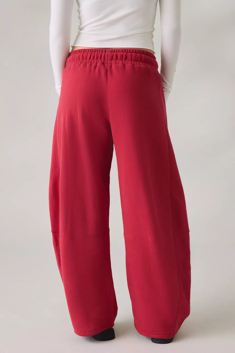 Women's Essential Barrel Leg Full Length Sweatpants