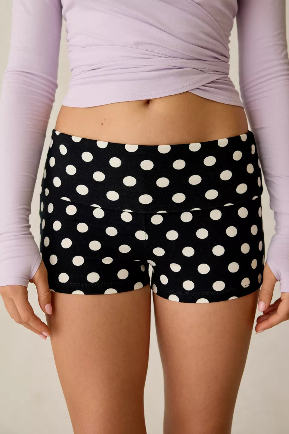 Women's Bec Foldover Micro Shorts