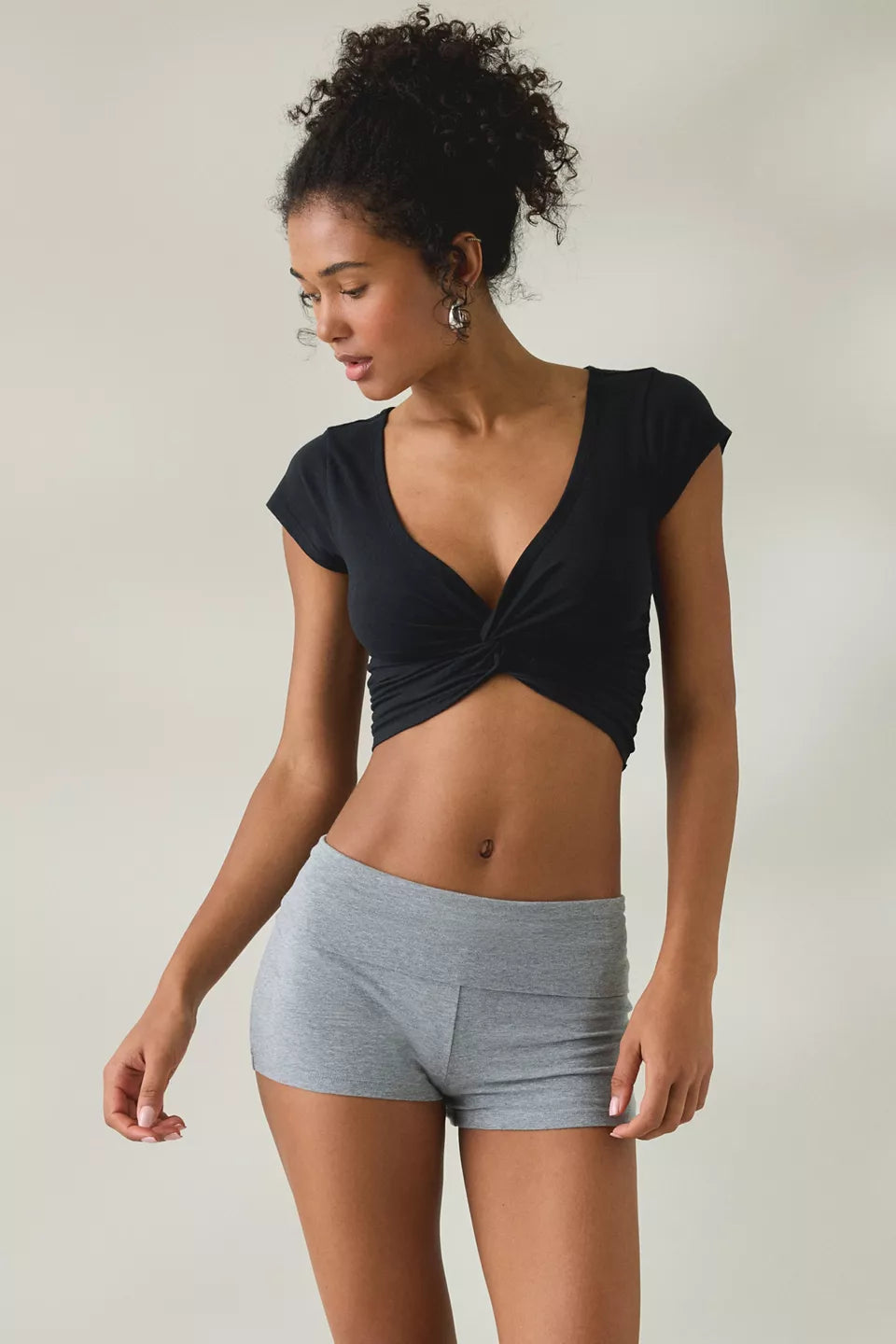 Women's Bec Foldover Micro Shorts