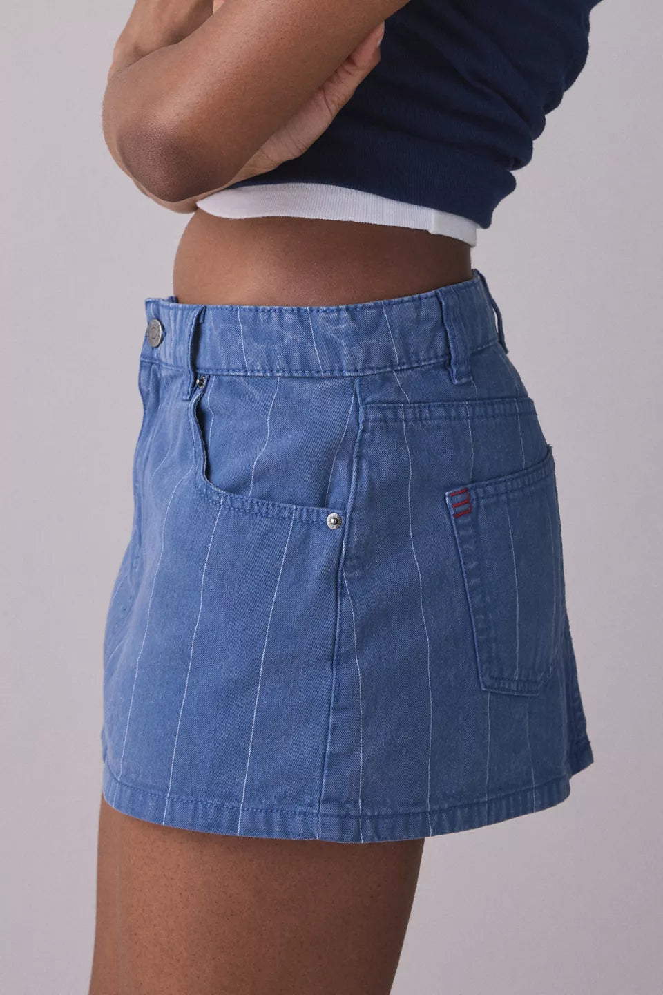 Women's Onna Denim Micro Mini Skirt